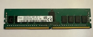 SK Hynix 256 GB (16x 16 GB) RDIMM ECC REG DDR4-2400 2Rx8 PC4-2400T-RE1-11 RAM - Bild 1 von 3