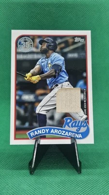 2024 Topps Randy Arozarena 1989 35th Anniversary Relics Bat Relic #89BR-RA - Image 1 of 2