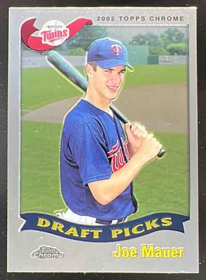 2002 Topps Chrome #622 Joe Mauer RC - Image 1 of 2