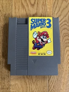 NES Super Mario Bros 3 - Cartridge Only - Authentic Nintendo - Tested & Works - Foto 1 di 3