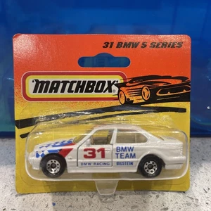 Matchbox Superfast MB31 BMW 535i In WHITE with " BILSTEIN/FINA RACING LIVERY  - Picture 1 of 2