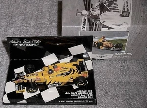 Jordan Mugen Honda 1/43 1998 GP di Germania Hill Special Order Model nuovo - Foto 1 di 1