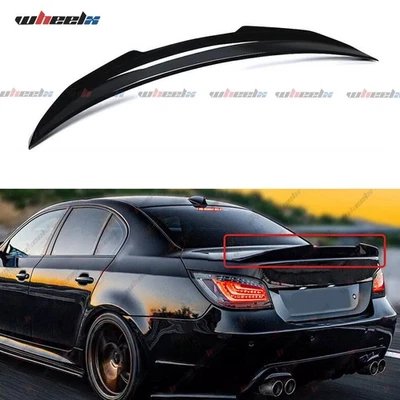 PSM Style Trunk Spoiler Wing For 2004-10 BMW 5-Series E60 525i 528i 530i 535i US Foto 1 de 4