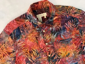 The Territory Ahead Button Up Shirt Mens S Colorful RGB S/S Hawaiian Cosmic - Picture 1 of 24