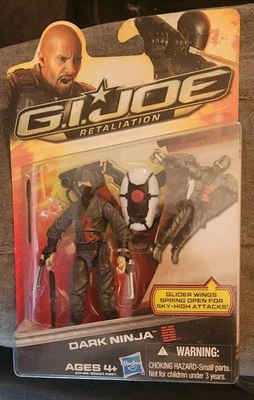 Dark Ninja GI Joe Retaliation 2012 Hasbro Action Figure  - Image 1 of 2