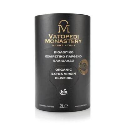 Organic Extra Virgin Olive Oil from Vatopedi Monastery Mount Athos - 2L - Image 1 of 4
