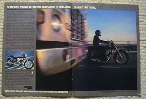1978 HARLEY-DAVIDSON SUPER GLIDE 2 Page Motorcycle Ad - Bild 1 von 1