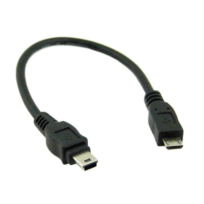 new Micro USB Type B male to mini USB Type B male Host Adapter Cable cord - Image 1 of 4