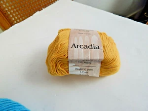 Cascade yarn ARCADIA  Cotton and ANGORA   5 COLORS - Picture 1 of 6