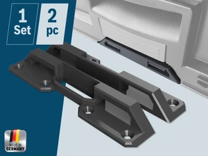 1 set = 2 pz portavaligie slim (per Sortimo/Bosch L-Boxx) supporto mount