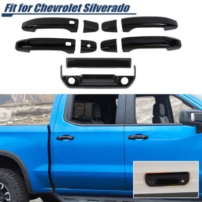 Side+Tailgate Door Handles Trim Cover Molded For Chevy Colorado GMC CANYON 2023+ - Изображение 1 из 4