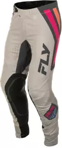 FLY RACING LITE VICE PANTS LIGHT GREY/PINK/CORAL SZ 32 378-73432 - Picture 1 of 4