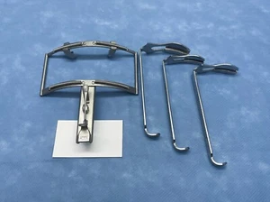 V. Mueller MO130-001 Dingman Mouth Gag Set, Frame + 3 Blades, Germany - Picture 1 of 3
