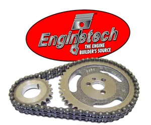 HD Double Roller Timing Chain Set for Chevrolet SBC 5.7L 283 305 327 350 383 400 - Picture 1 of 3