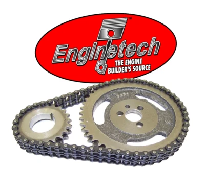 HD Double Roller Timing Chain Set for Chevrolet SBC 5.7L 283 305 327 350 383 400 - Image 1 of 3