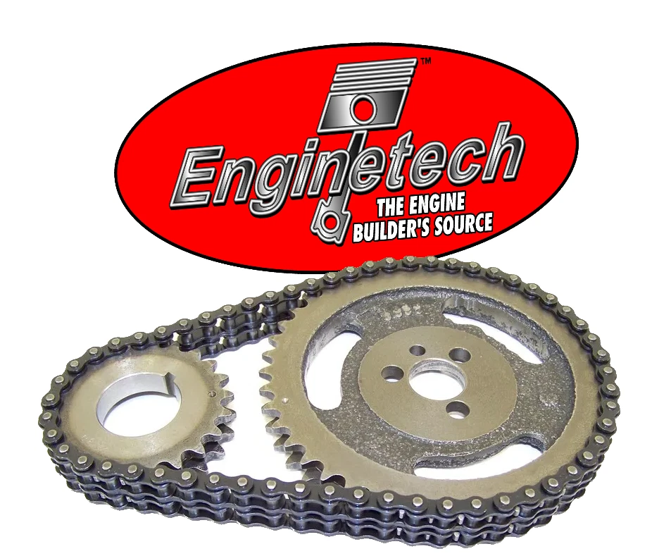 HD Double Roller Timing Chain Set for Chevrolet SBC 5.7L 283 305 327 350 383 400 - Image 1 of 3