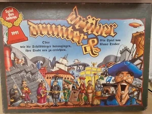 #5660# Drunter und Drüber, Brettspiel von Hans im Glück, Spiel des Jahres, 1991 - Bild 1 von 5