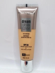 Maybelline Dream Urban Cover Foundations SPF 50, 30ml,Shade-116(B22/A.IE/B.DH/1) - Picture 1 of 8