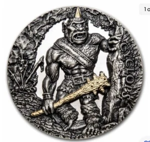 2021 2oz Silber PP Münze 2000 Francs Kamerun Zyklop NUR 500! - Bild 1 von 5