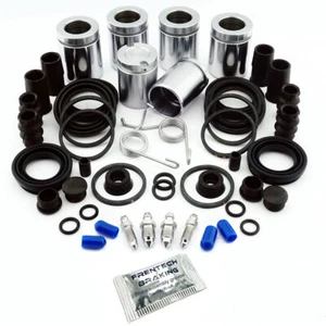 Front & Rear Brake Caliper Repair Kits Pistons & Springs For VW Golf MK4 R32 - Picture 1 of 11