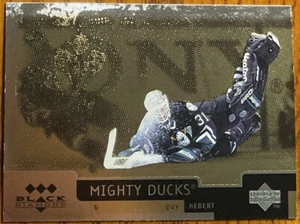 1997-98 Black Diamond Triple Diamond Guy Hebert #34 Mighty Ducks Of Anaheim - Picture 1 of 2