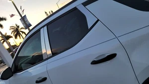 Stainless steel pillar post trim fits VOLVO V60 2015 2016 2017 2018 2019 - Picture 1 of 6