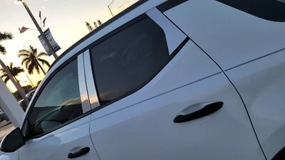 Stainless steel pillar post trim fits NISSAN TITAN 2004 2005 2006 2007 2008 2009 - Image 1 of 4