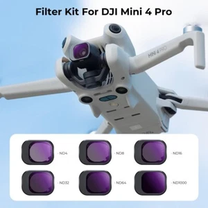 K&F Concept DJI Mini 4 Pro ND Filter 6pcs Set (ND4+ND8+ND16+ND32+ND64+ND1000) - Picture 1 of 20