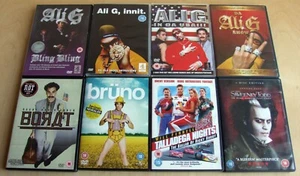 Sacha Baron Cohen DVD collection Ali G Borat Bruno comedy - Foto 1 di 9