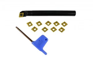 1/2"Øx4.9"OAL Boring Bar A08K SCLCR3 Coolant Thru with10 CCMT 321 M3 InsertsG200 - Picture 1 of 1