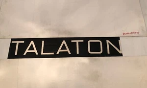 Devon Tiverton 212 Area Vintage Linen Bus Blind 1960’s 31"- Talaton - Picture 1 of 6
