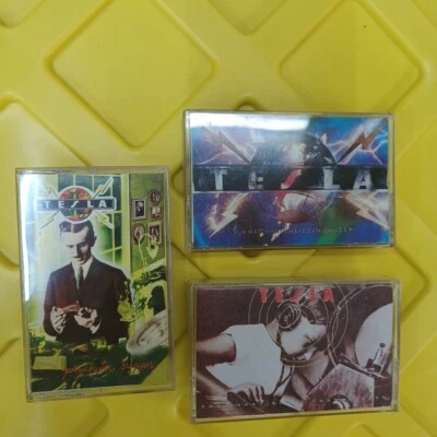 Tesla / Psychotic Supper / The Great radio Controversy / Mechanical Resonance - Image 1 of 4