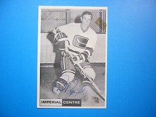 1970/71 IMPERIAL CENTRE ESSO VANCOUVER CANUCKS PHOTO POUL POPIEL AUTOGRAPH AUTO