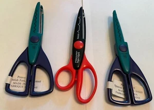 Craft Cut-out Scissors, A Set Of 3 New - Picture 1 of 5