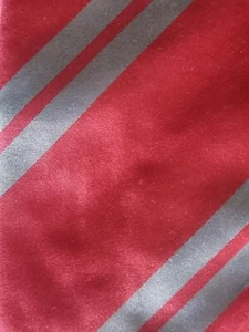 RICHARD JAMES SILK NECK TIE BABY PINK & SKY BLUE STRIPES A WEDDING IDEA CLASSIC - Picture 1 of 7