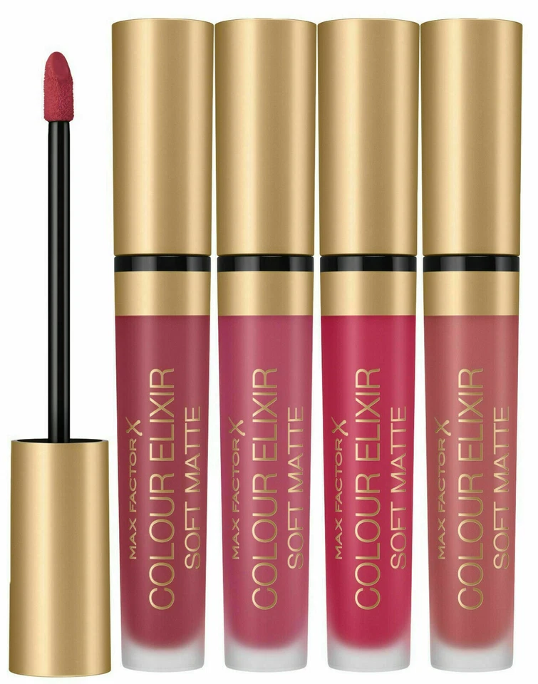 MAX FACTOR Colour Elixir Soft Matte Lip Colour 4ml - CHOOSE SHADE - NEW  - Image 1 of 1