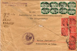 Alemania 1922 portada de Núremberg a Berlín (1444) - Imagen 1 de 2
