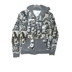Parques Disney Adulto M Negro Blanco Villanos Sudadera con Capucha Algodón Cremallera Cordón Capucha h - Imagen 1 de 5