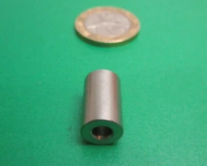 Stainless Steel Spacer, No 6 Screw, .312" OD x .166" ID x .625" Length, 5 pcs - Picture 1 of 11