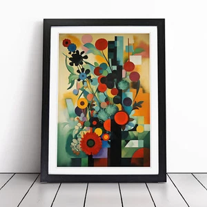 Stampa arte da parete incorniciata fiori Bauhaus vol.2 quadro grande pittura decorazione poster - Foto 1 di 8