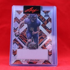 NICO IAMALEAVA 2023 Leaf Pre-Production 1/1 UNSIGNED Proof-leaf METAL DRAFT