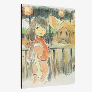 Spirited Away Studio Ghibli Lined Journal with Ribbon NEW! - Foto 1 di 8