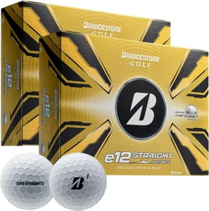 Bridgestone Golf E12 Straight White Double Dozen - Picture 1 of 12