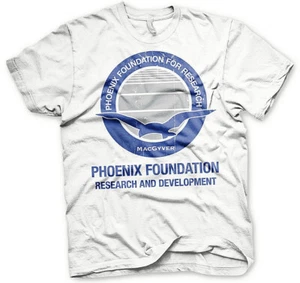MACGYVER Phoenix Foundation T-Shirt camiseta cotton officially licensed - Imagen 1 de 2