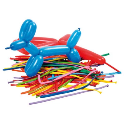 Formbare Luftballons, L 152 cm, 100 Stk. - Modellierballons Ballonfiguren Kinder - Bild 1 von 2