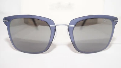 Óculos de sol Silhouette novo infinito roxo cinza espelho 8700/75 4610 00/00 - Imagem 1 de 4