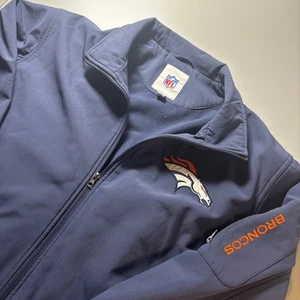 NFL G-III Apparel Denver Broncos Jacke Full Zip XXL/XXG Orange Blau - Bild 1 von 11