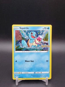 Squirtle SWSH233 Pokemon Go Black Star Promo Holo NM Pokemon Card - Bild 1 von 2