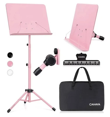 CAHAYA Sheet Music Stand Notes Laptop Tablet Pink Model CY0194-1  NEW - Image 1 of 4