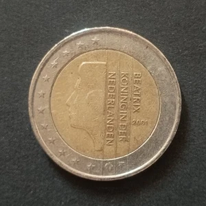 Moneda de 2 euros de HOLANDA de 2001 - Imagen 1 de 1
